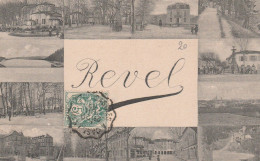 CPA  - SOUVENIR DE REVEL      ECRITE EN 1907     SO 19 - Revel