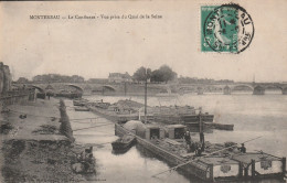 Péniches à Montereau (77- Seine Et Marne) Le Confluent - Hausboote