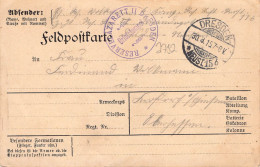 Feldpostkarte Gelaufen 1915 - Feldpost (postage Free)