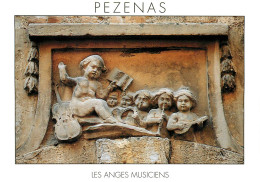 HERAULT PEZENAS  Les Anges Musiciens (scan Recto-verso) KEVREN0416 - Pezenas