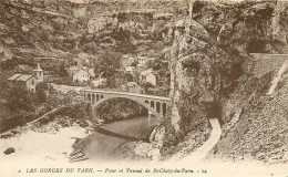 LA LOZERE GORGES DU TARN  PONT ET TUNNEL DE ST CHELY DU TARN  (scan Recto-verso) KEVREN0438 - Saint Chely D'Apcher