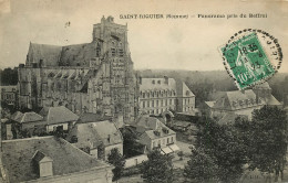 PICARDIE  SOMME SAINT RIQUIER PANORAMA PRIS DU BEFFROI  (scan Recto-verso) KEVREN0432 - Saint Riquier