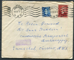 1953 Norway Stavanger Airmail Cover - Curacao Willemstad  - Brieven En Documenten