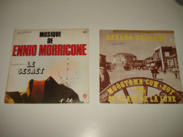 B14/  2 SP  - Musique Film - Le Secret (Ennio Morricone ) + Au Clair De La Lune - Soundtracks, Film Music