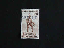 ITALIE ITALIA YT 821 OBLITERE - EXPLORATEUR VITTORIO BOTTEGO - GRIFFE LINEAIRE PARIS XIV - 1946-60: Used