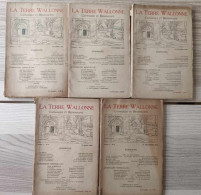 Lot De 5 Revues La Terre Wallonne - Catholique Et Régionaliste - Tome I N:1,2,3,5,6 - 1920 - 1900 - 1949