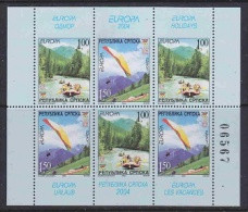 Europa Cept 2004 Bosnia/Herzegovina Serbia Booklet Pane ** Mnh (59436) Rock Bottom - 2004