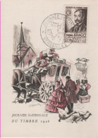 FRANCE-Carte Maximum-Journée Du Timbre 1948-Etienne Arago-Cachet De Versailles Du 08.03.48 - 1940-1949