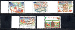 ISOLA DI MAN ISLE OF MAN 1998 CHRISTMAS NATALE NOEL WEIHNACHTEN NAVIDAD COMPLETE SET SERIE COMPLETA MNH - Isle Of Man