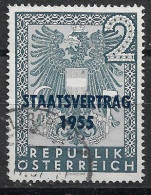 Österreich 1955: ANK 1026 I O, Staatsvertrag Spinne, Gindl 1, 20.- - Abarten & Kuriositäten