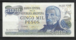 ARGENTINE . BILLET DE 5000 PESOS . - Argentine