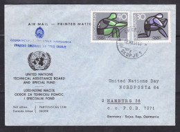 Yugoslavia - 1964 UN Envelope Sent Airmail Skopje Macedonia To Hamburg Germany - Covers & Documents