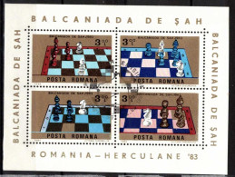 Roumanie 1984 Mi 4019-22 - Bl.201 (Yv BF 165), Obliteré - Used Stamps