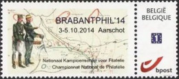 DUOSTAMP** / MYSTAMP** - "Brabantphil'14" - Aarschot - 3/5-10-2014 - Championnat National De Philatélie - EUROPE - Gommé - Mint