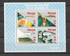 1987 MNH Norway, Mi Block 7 - Food