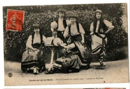 MELLE GOUTTE DE LAIT FOIRE TRAVESTIE DU 4 AOUT 1907 LOTERIE DE BOHEME TRES ANIMEE - Melle