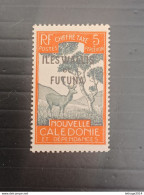 ILES WALLIS ET FUTUNA 1943 NOUVELLE CALEDONIE OVERPRINT ILES ET FUTUNACAT. YVERT N.13 MNH - Unused Stamps