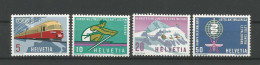 Switzerland 1961 Events Y.T. 689/692 ** - Nuovi