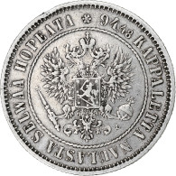 Finlande, Alexander III, Markka, 1892, Helsinki, Argent, TTB+, KM:3.2 - Finlandia