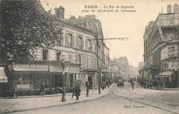 Paris 20ème * La Rue De Bagnolet Prise Du Boulevard De Charonne * Café Restaurant Commerces Magasins - Distrito: 20