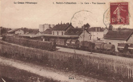 St Sébastien * La Gare , Vue Générale * Train Wagons Ligne Chemin De Fer Creuse - Andere & Zonder Classificatie