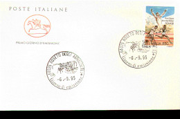 1995 BUSTA CON ANNULLO FDC . Primi Giochi Mondiali Militari, Roma. ATLETICA - Altri & Non Classificati