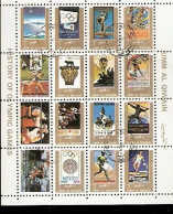 UMM AL QIWAIN OLIMPIC POST CARD IN THE STAMPS WRONG PERFORATION - Altri & Non Classificati