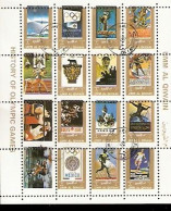 UMM AL QIWAIN OLIMPIC POST CARD IN THE STAMPS - Altri & Non Classificati