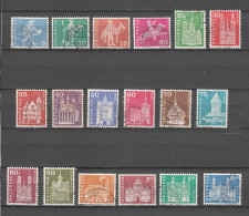 1960  N° 355 à 372    OBLITERES       CATALOGUE SBK - Used Stamps