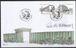 Martin Mörck. Denmark 2009. Metropolitan School. Michel 1541 - 1542 FDC. Signed. - FDC