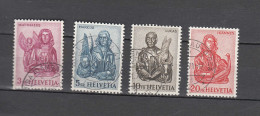 1961  N° 381 à 384    OBLITERES       CATALOGUE SBK - Used Stamps