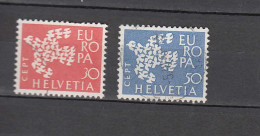 1961  N° 379 - 380    OBLITERES       CATALOGUE SBK - Gebraucht