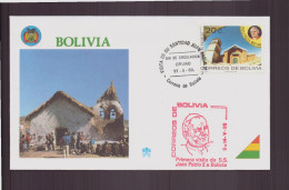 Bolivie, FDC, Enveloppe Du 11 Mai 1988 à Oruro " Visite Du Pape Jean-Paul II " - Bolivia