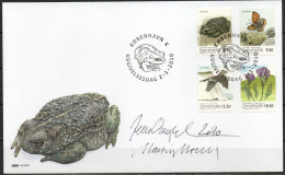 Martin Mörck. Denmark 2009. Denmark's Nature. Michel 1556 - 1559 FDC. Signed. - FDC