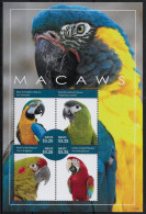 NEVIS - OISEAUX - PERROQUETS - N° 2505 A 2508 ET 2508A A 2508D - NEUF** MNH - Papagayos