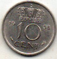 10 Cents 1958 - 10 Centavos