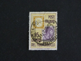 ITALIE ITALIA YT 878 OBLITERE - JOURNEE DU TIMBRE / TIMBRE SUR TIMBRE - 1961-70: Oblitérés