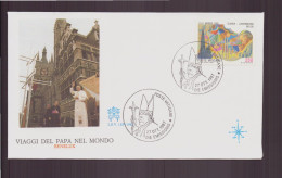 Vatican, FDC, Enveloppe Du 27 Octobre 1987 " Voyage Dans Le Monde Du Pape Jean-Paul II " Benelux - FDC