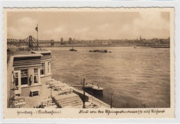 39087902 - Duisburg Homberg.  Ein Blick Von Der Rheingartenterrasse Auf Ruhrort Gelaufen, 1941. Leichter Stempeldurchdr - Duisburg