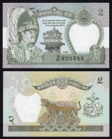 NEPAL - 2 RUPEES Banknote UNC (1) Pick 24a Sig 14     (16211 - Sonstige – Asien