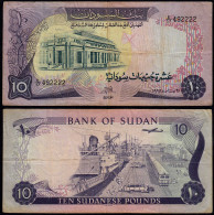 Sudan - 10 Pounds Banknote 1975 Pick 15b F/VF (3/4)   (23189 - Autres - Afrique