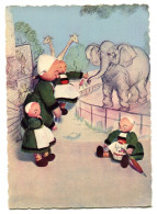 Bécassine Au Zoo - CP Editions Francesca N° 622 - 1814 - Bandes Dessinées