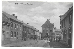 CPA Peer, Stadhuis En Kerkstraat - Peer