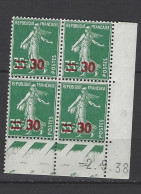 CD 476 FRANCE 1938 COIN DATE 476 : 2 / 9 / 38  TYPE SEMEUSE FOND PLEIN - 1930-1939