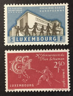 1960 Luxembourg - Schuman Plan And European School - Unused - Ungebraucht