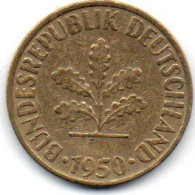 10 Pfennig 1950D - Danimarca