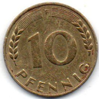 10 Pfennig 1950J - Dinamarca