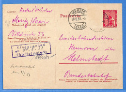 Saar - 1951 - Carte Postale De Merzig - G31867 - Storia Postale