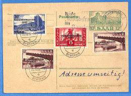 Saar - 1955 - Carte Postale De Saarbrücken - G31855 - Brieven En Documenten