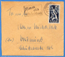 Saar - 1950 - Lettre De Saarbrücken - G31833 - Cartas & Documentos